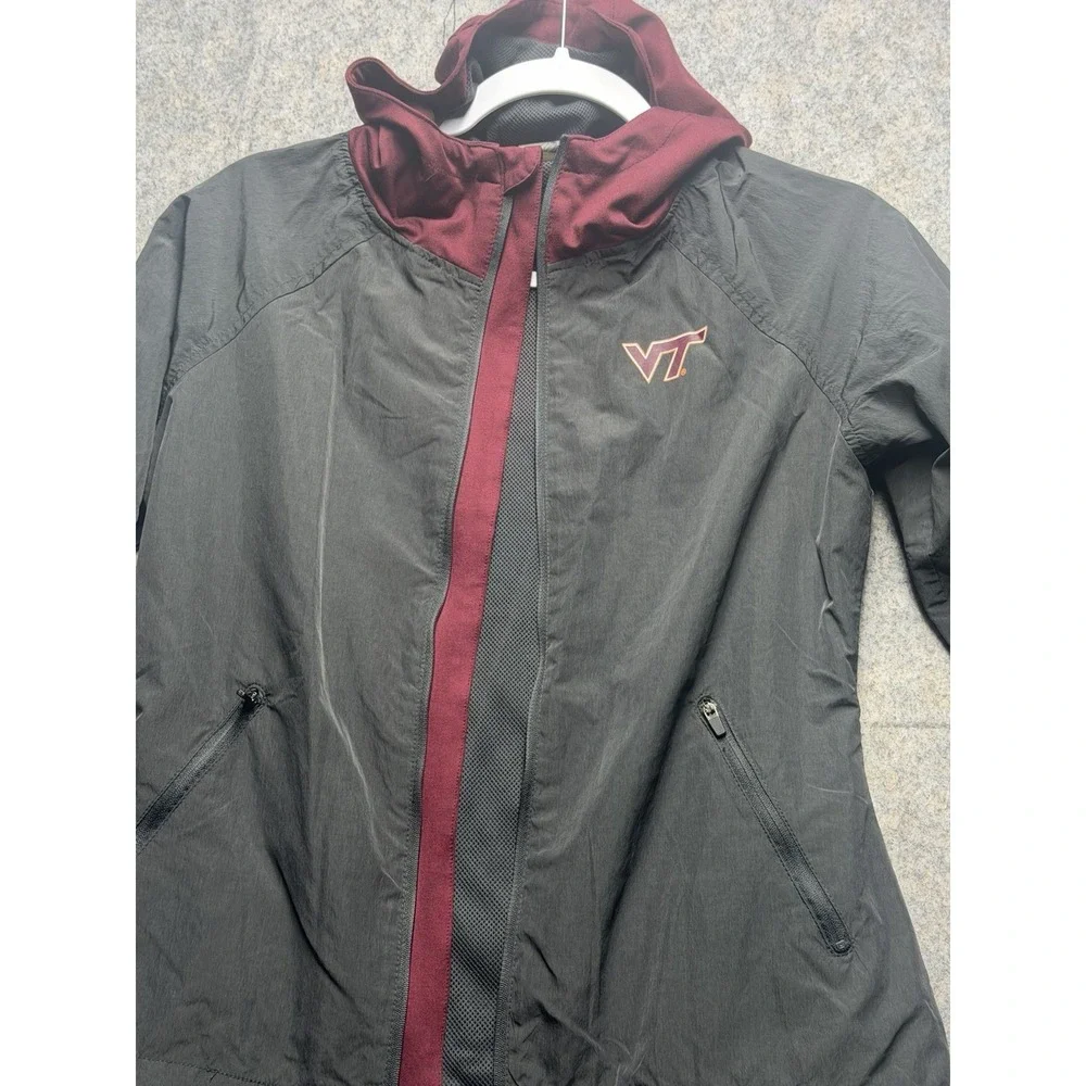Virginia Tech‎ Jacket Women's Small Nike Full Zip Hoodie Sweatshirt Hokies